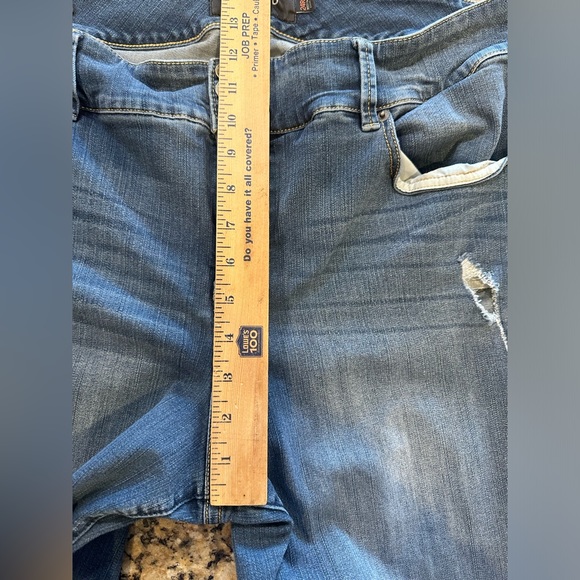 Torrid women’s Jeggings distressed skinny jeans plus size 24 R - Picture 7 of 10